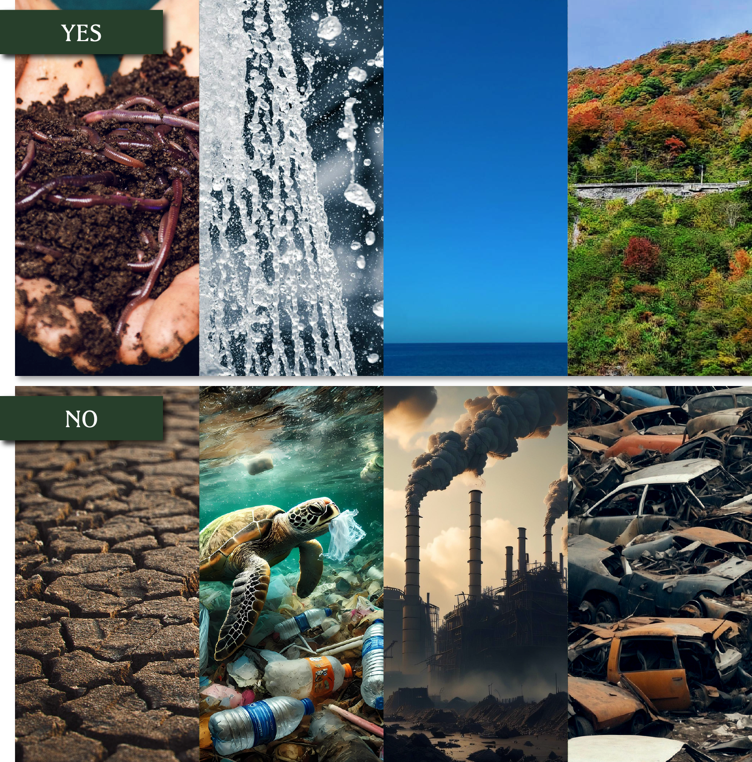 Mother Earth ; Say No；So Yes！